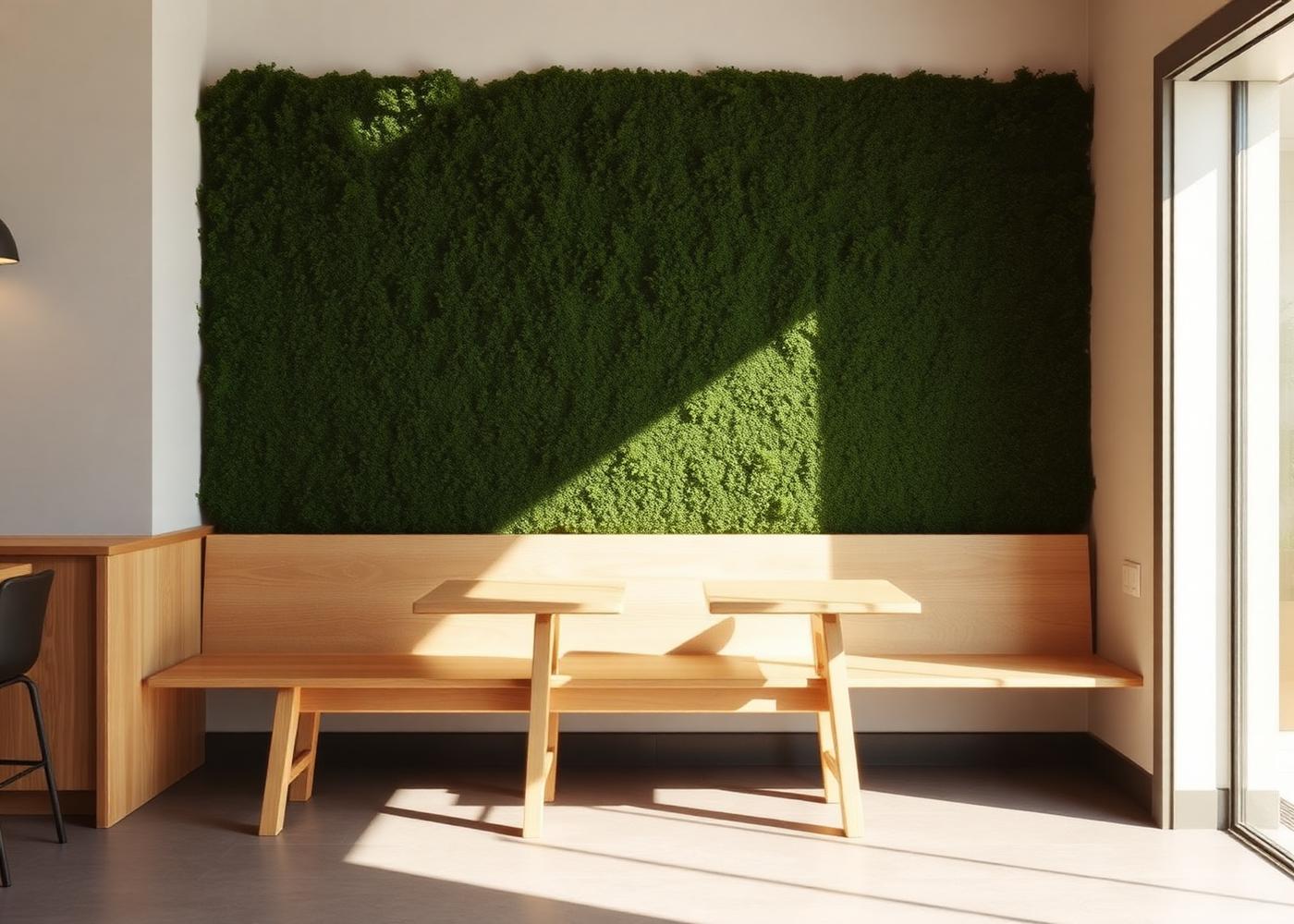Preserved Moss Walls for Acoustic Calm