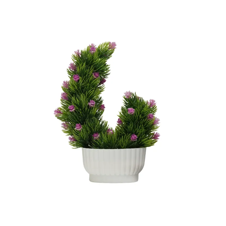 Crescent Moon Purple Topiary